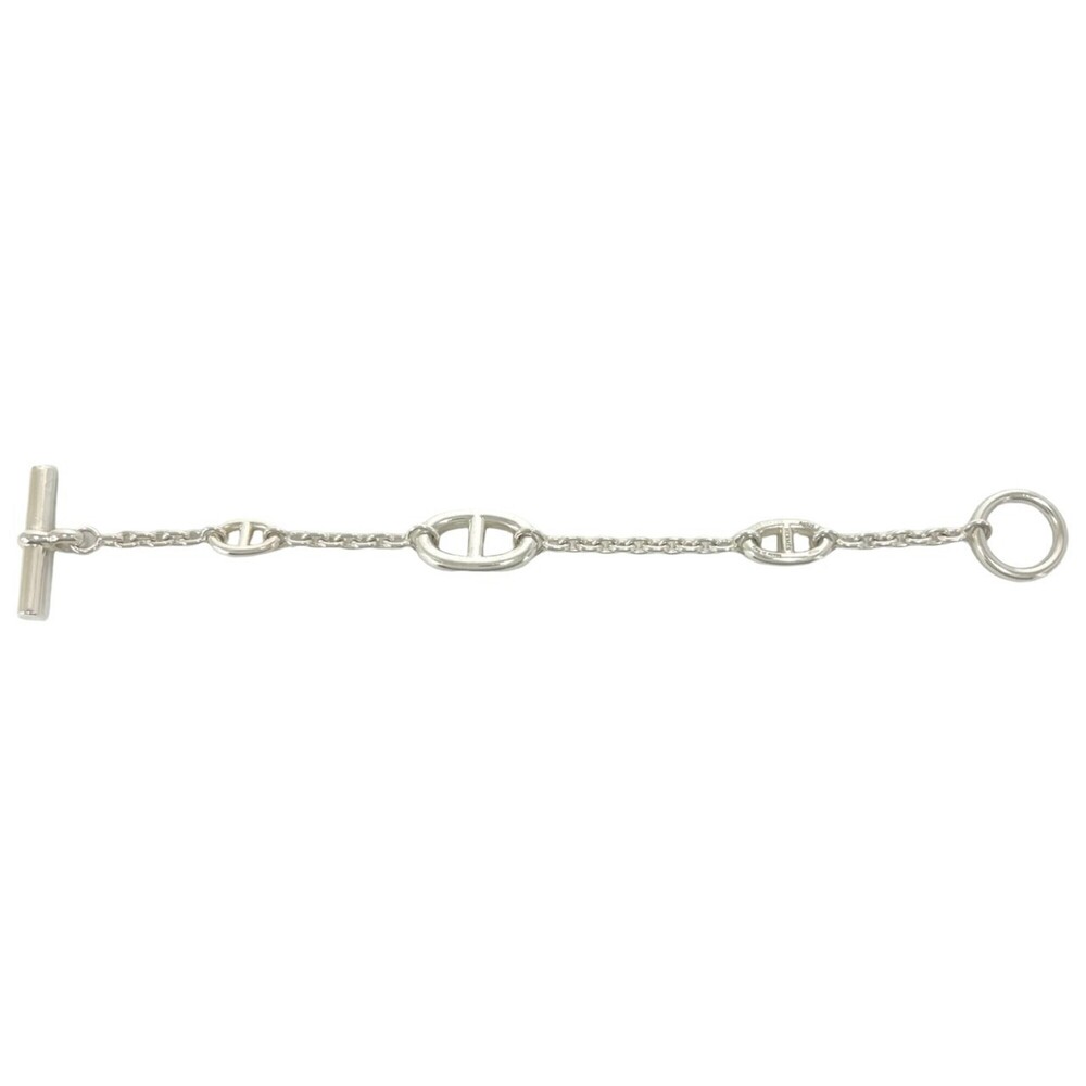 HERMES Chaine d'Ancre Farandole LG Bracelet, Sterling Silver 925, Men's Acces... - Picture 6 of 6